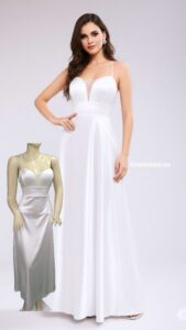 VESTIDO LARGO BLANCO NOVIA EN QUITO ALQUILER Y VENTA